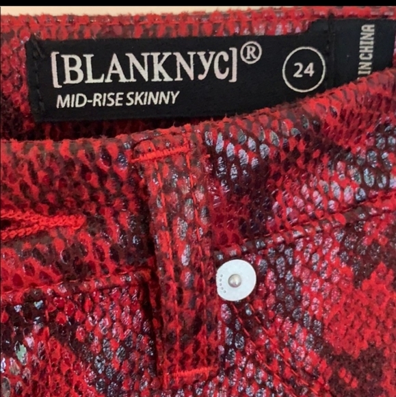 Blank NYC Snakeprint Pants - Picture 6 of 9